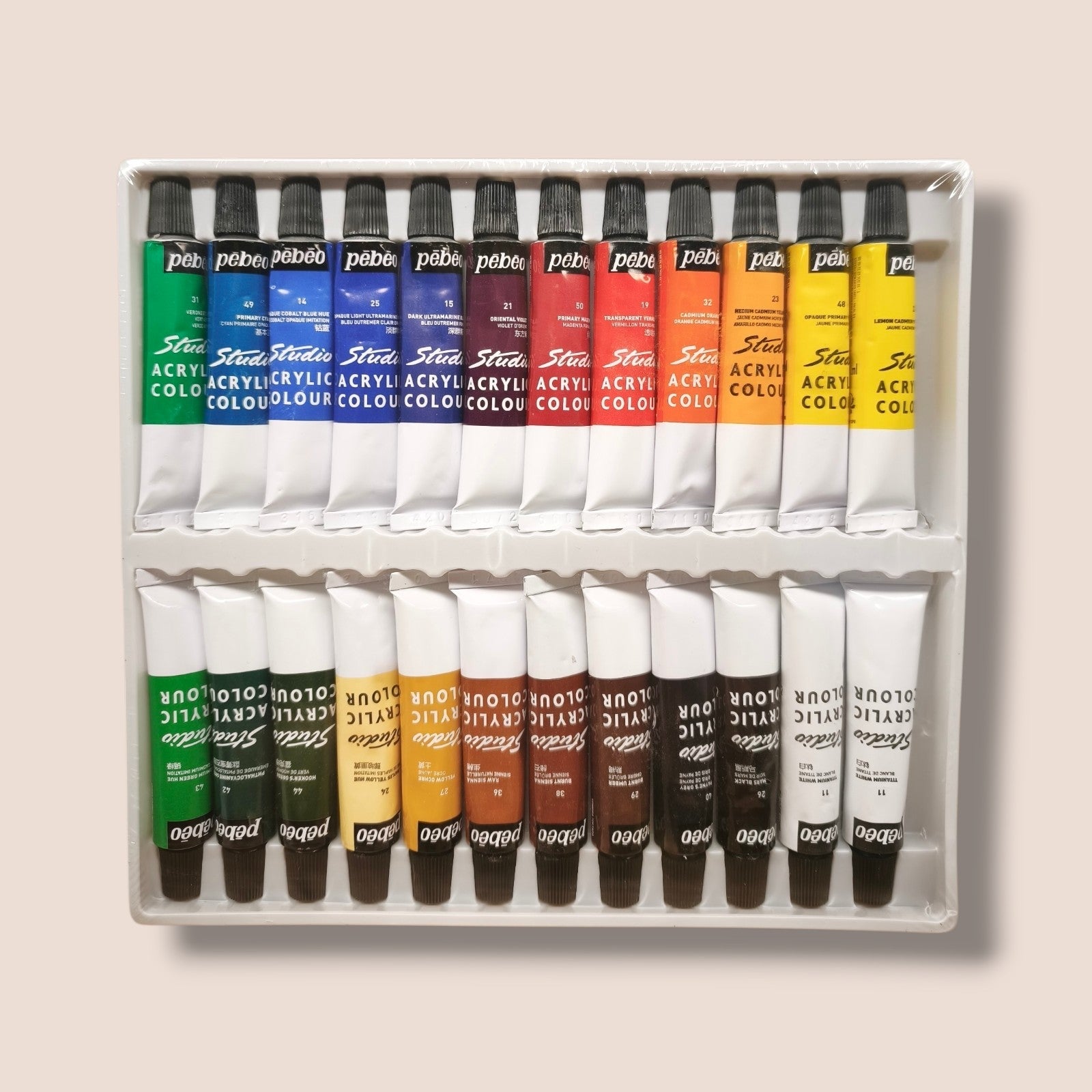Pebeo - Acryl 24 Stück je 12 ml