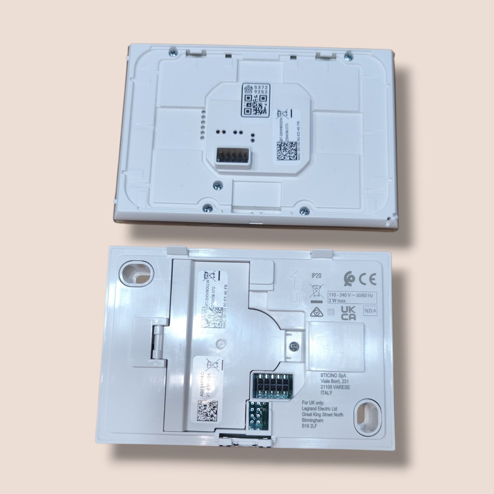Bticino - Thermostat smarther2 SXW8002W