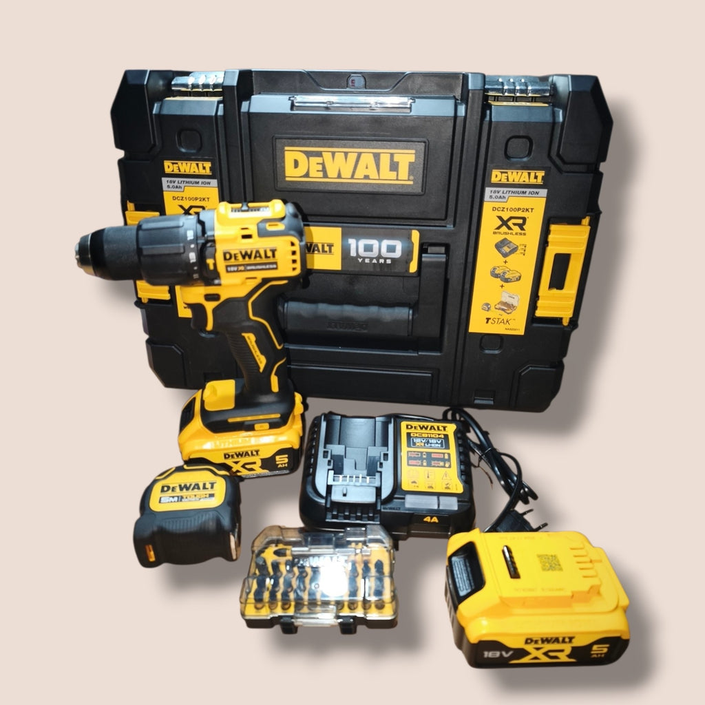 Dewalt - Akku-Schlagbohrschrauber DCZ100P2KT
