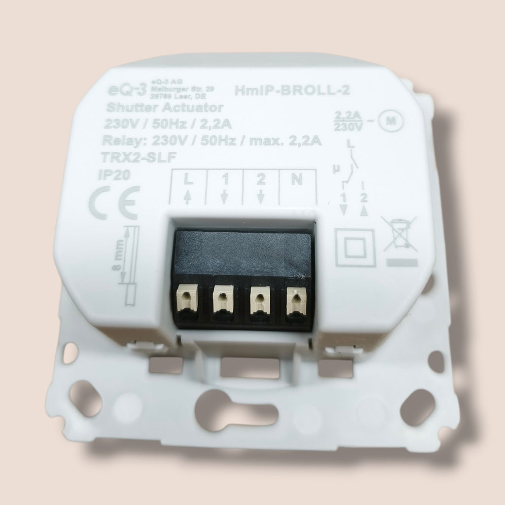 Homematic - Rollladenaktor für Markenschalter HmIP-BROLL-2
