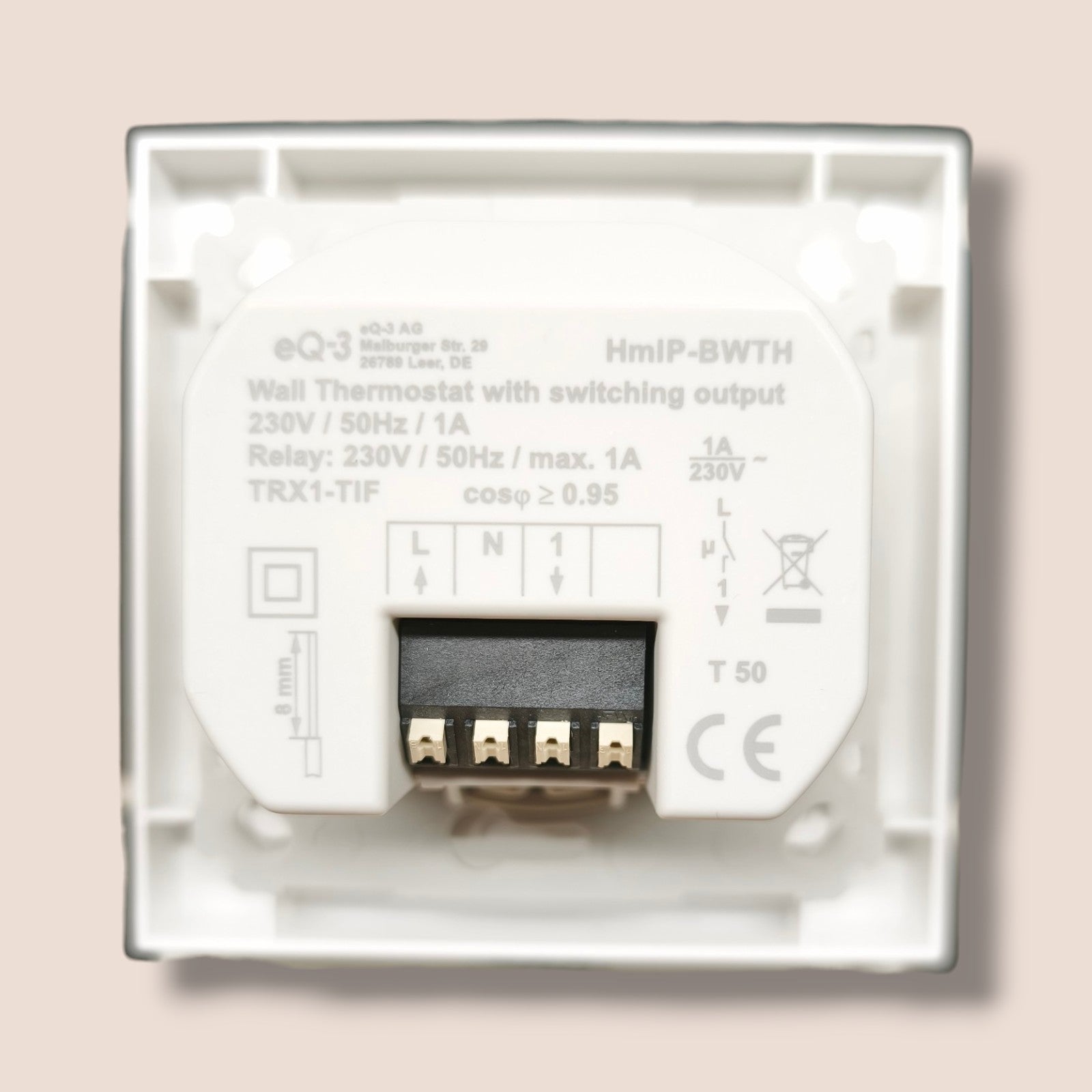 Homematic - Wandthermostat mit Schaltausgang HmIP-BWTH