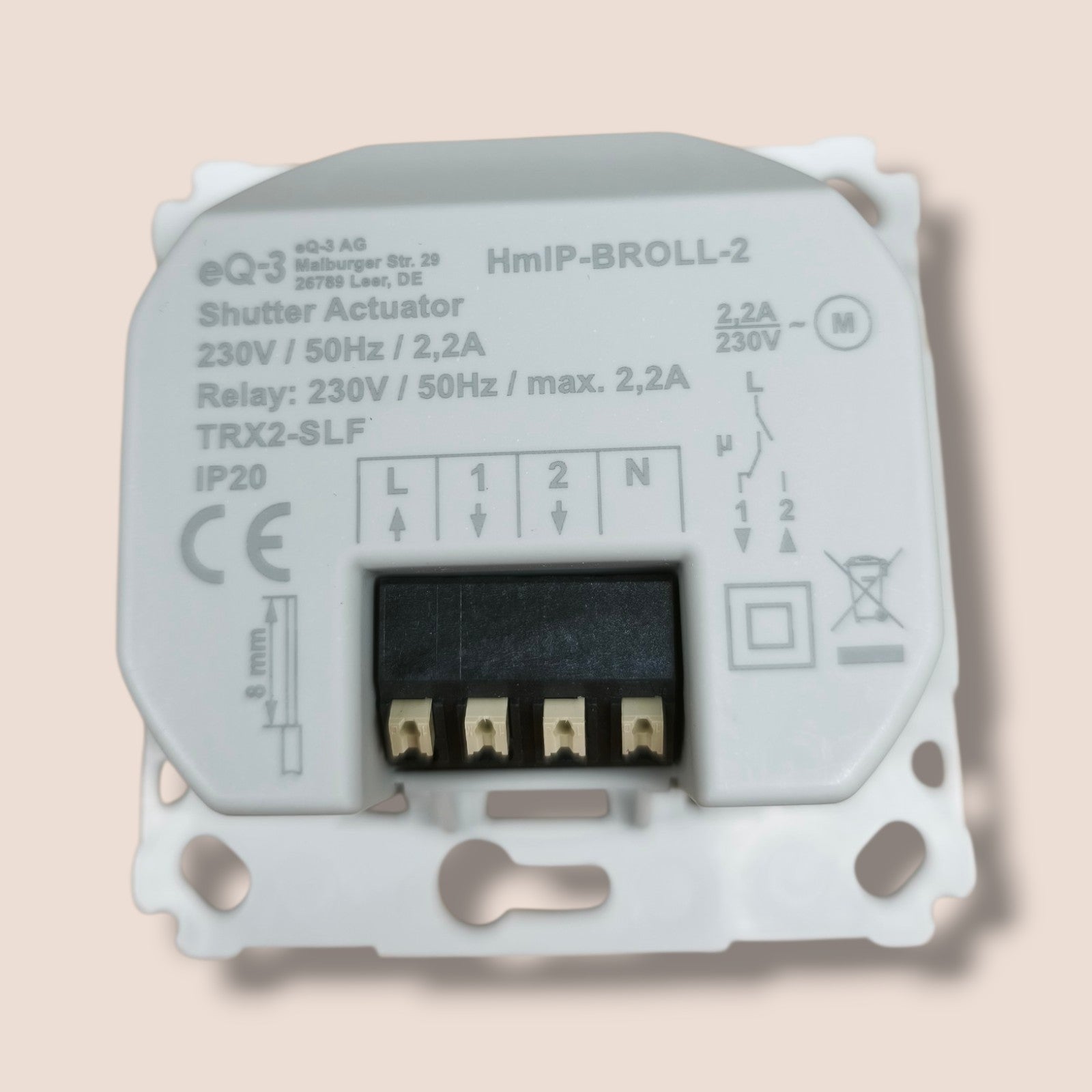 Homematic - Rollladenaktor HmIP-BROLL-2