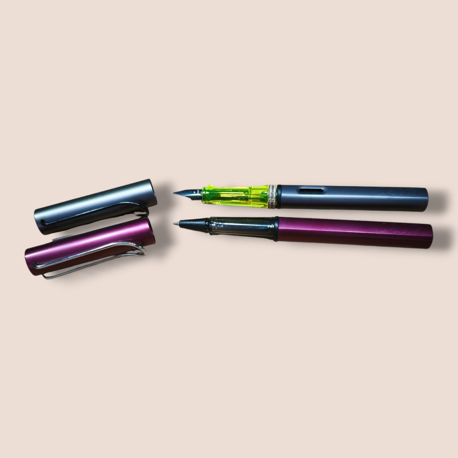 Lamy - Al-Star Füller aubergine und Tintenroller dark purple