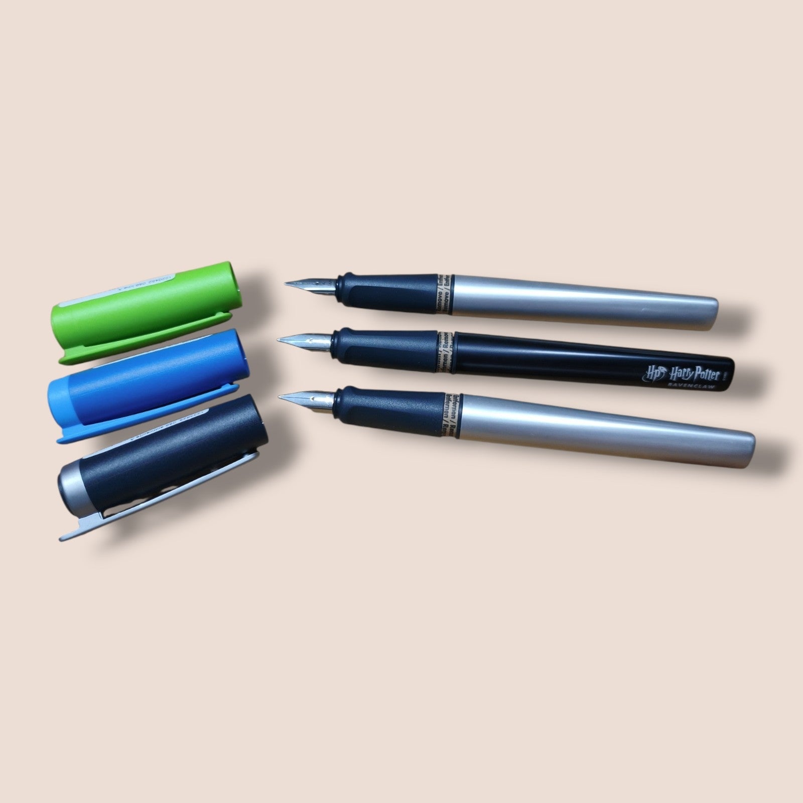 Lamy - Nexx 3 Füller A lime, anthrazit und Harry Potter Ravenclaw