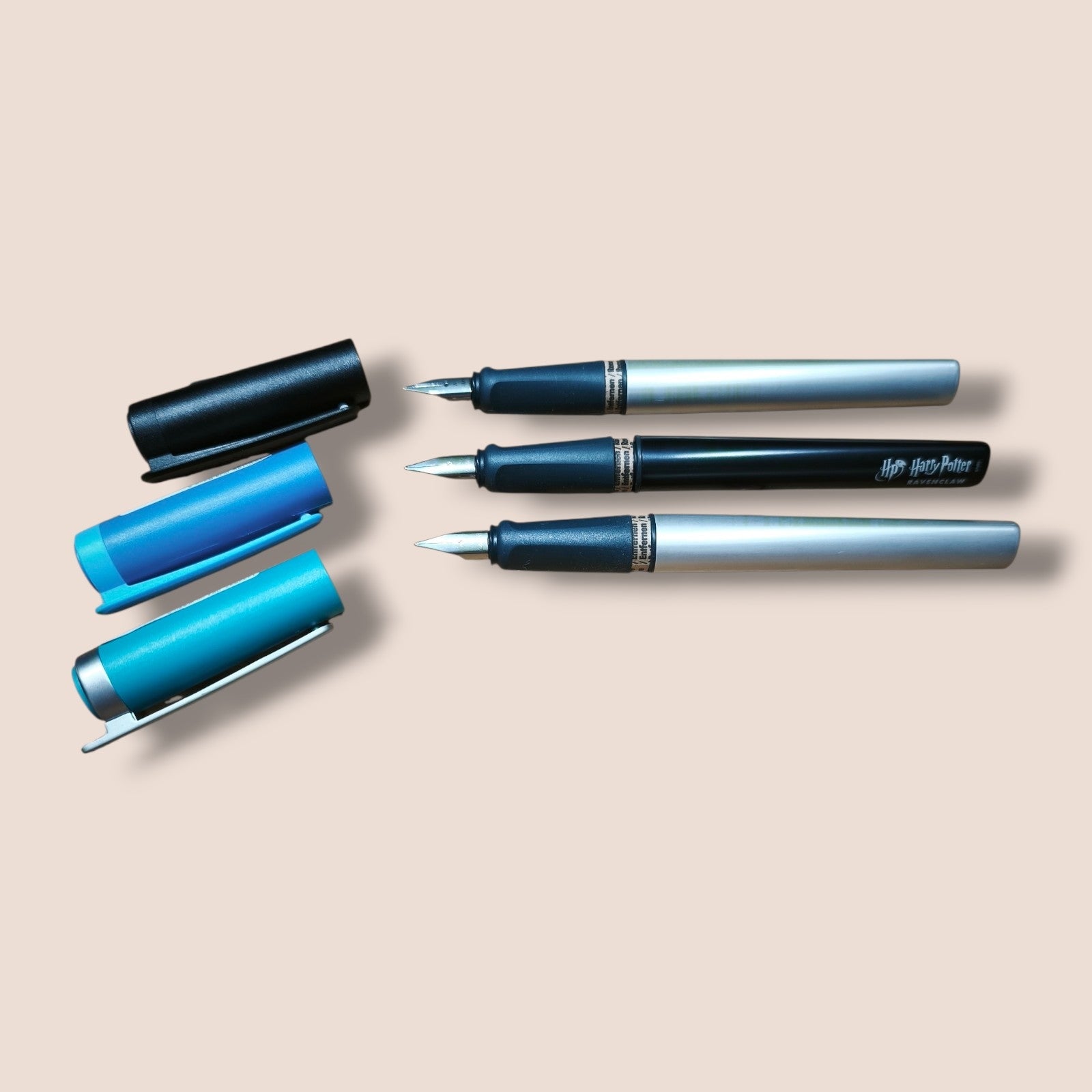 Lamy - Nexx 3 Füller schwarz, opal green und Harry Potter Ravenclaw