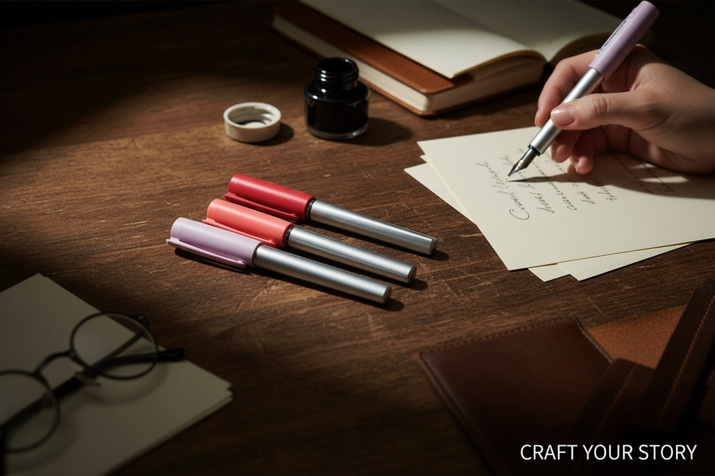 Lamy - Nexx 3 Füller rose, crimson und coral