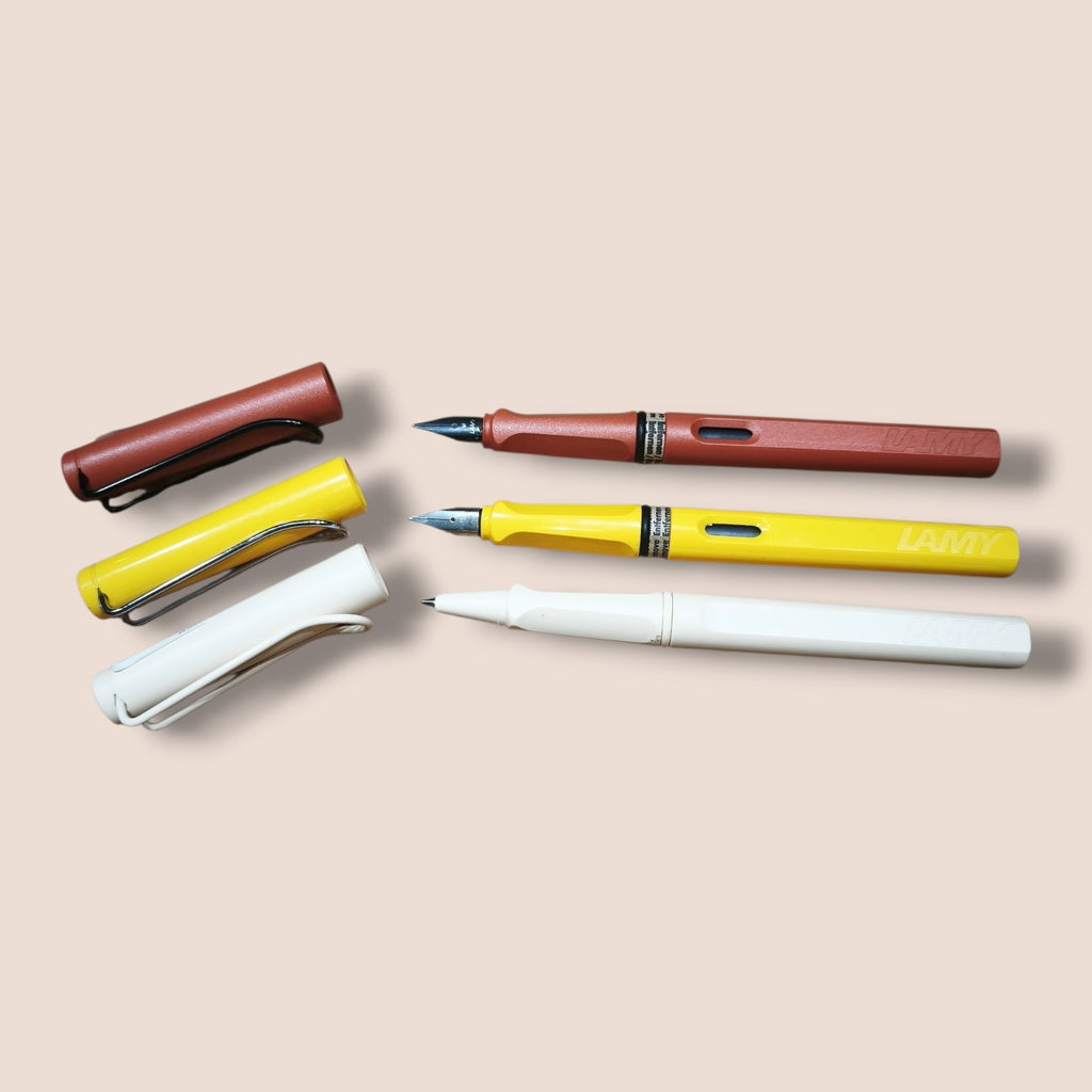Lamy - Safari Füller M und Tintenroller 3 Stück