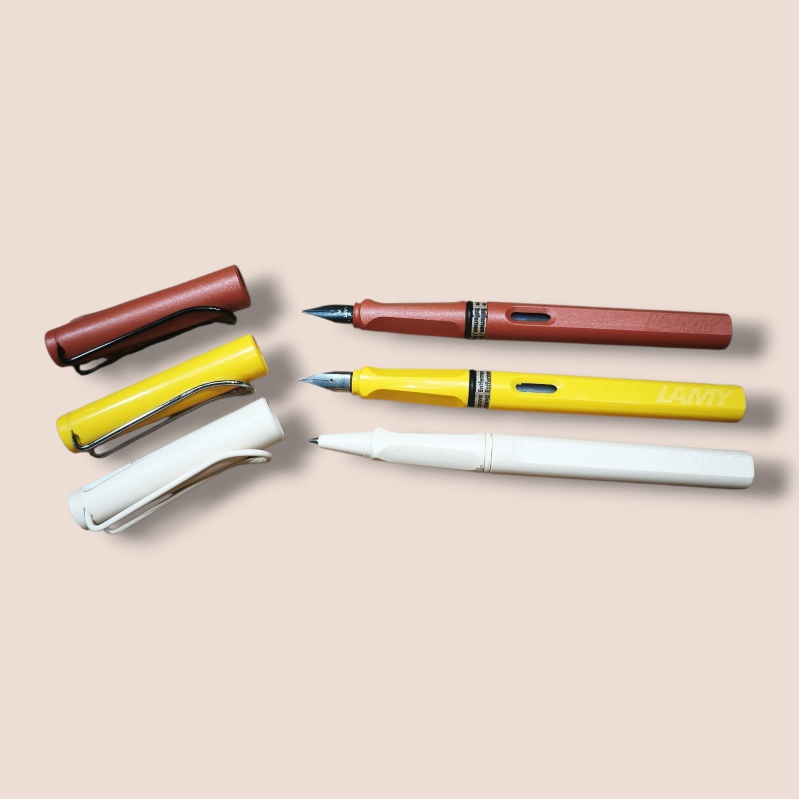 Lamy - Safari Füller M und Tintenroller 3 Stück