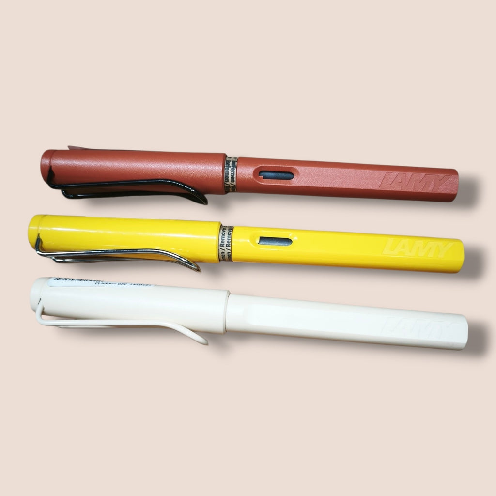 Lamy - Safari Füller M und Tintenroller 3 Stück