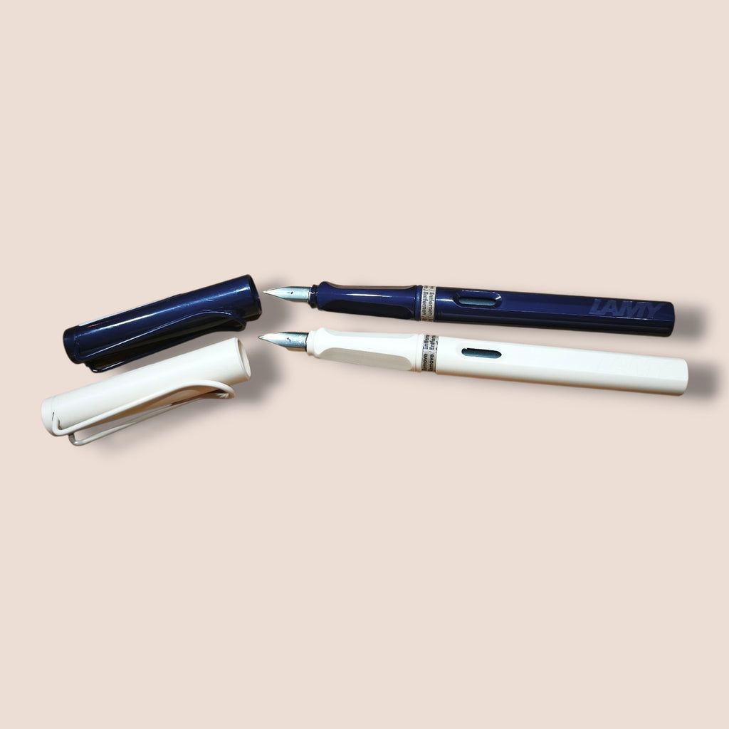 Lamy - Safari Füller 2 Stück cream und dark dusk