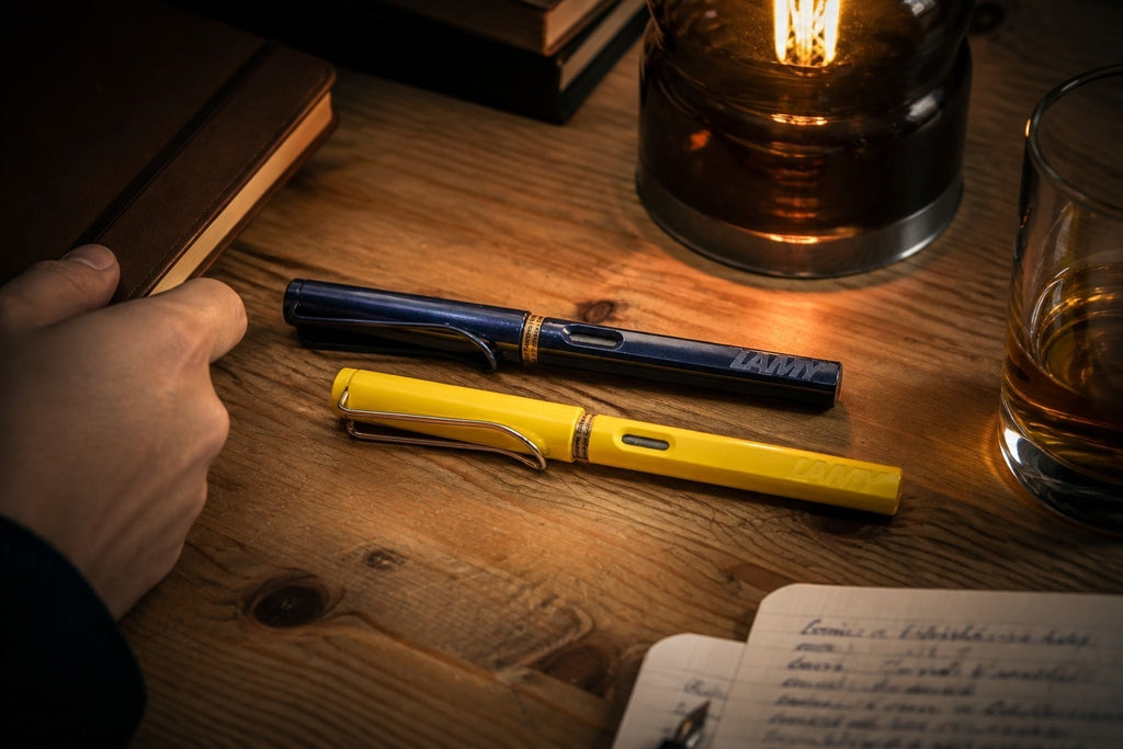 Lamy - Safari Füller dark dusk und gelb