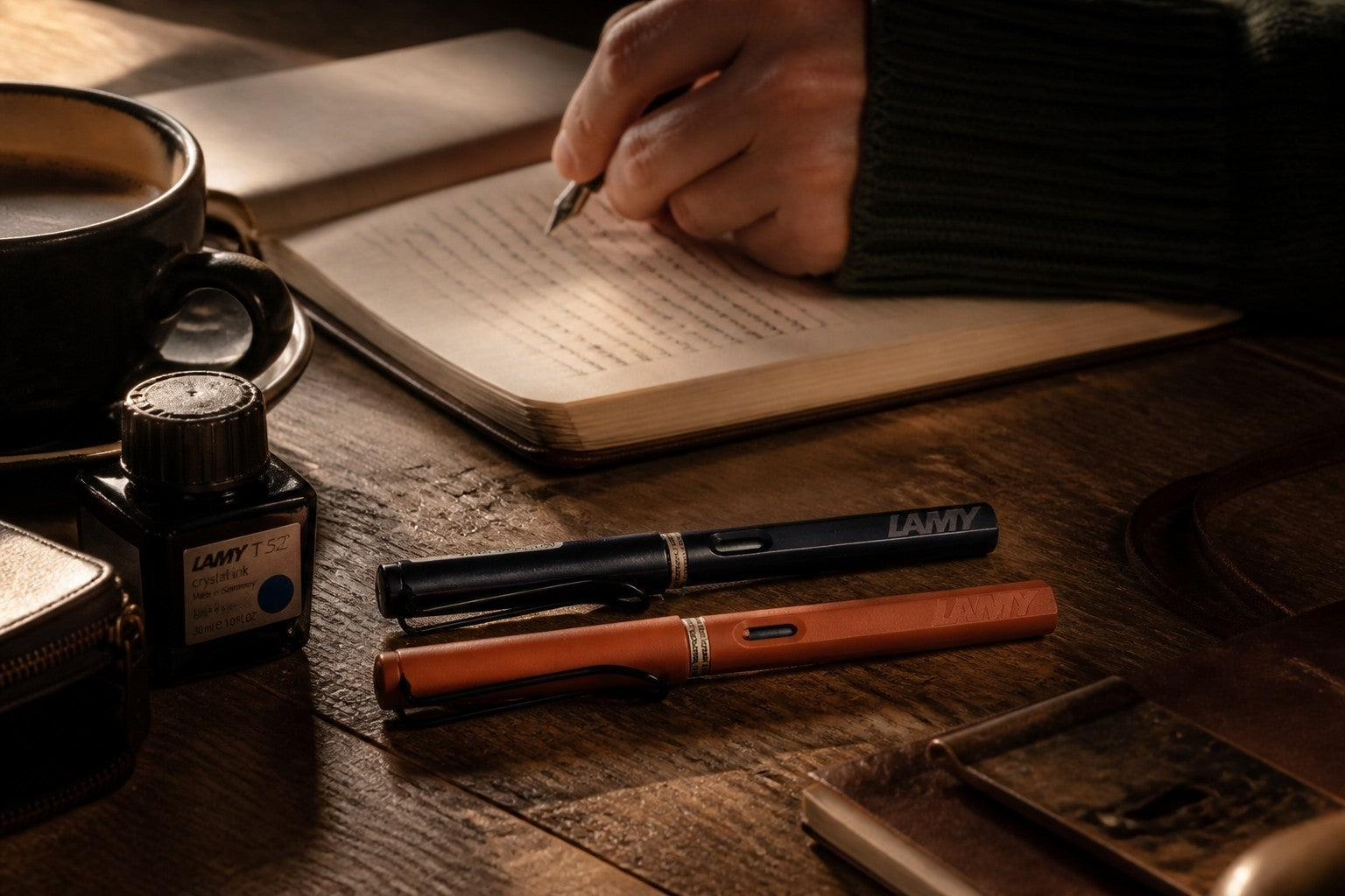 Lamy - Safari 2 Füller dark dusk und terra