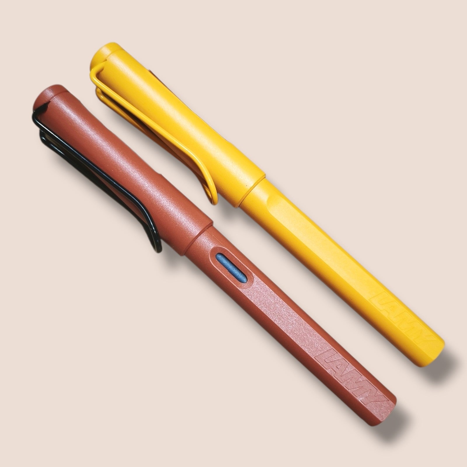 Lamy - Safari Füller terra und Tintenroller mango