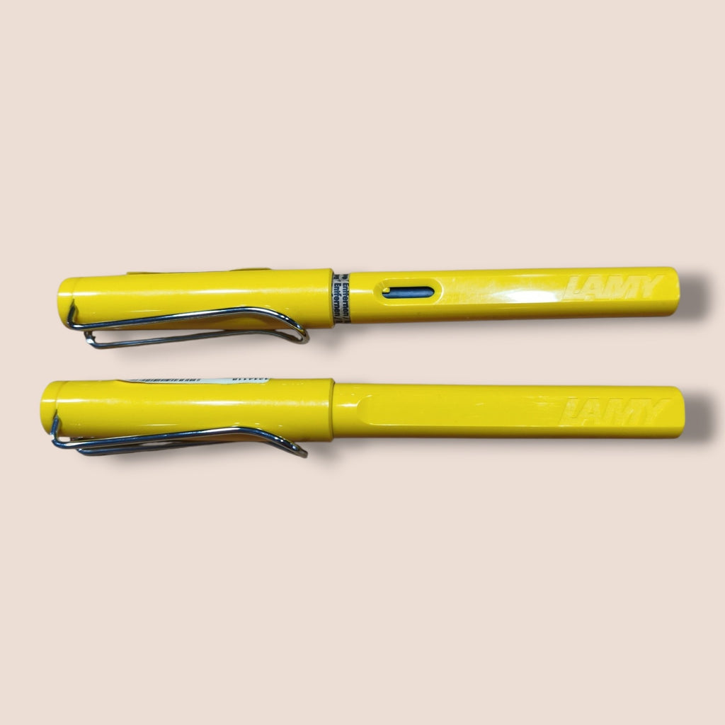 Lamy - Safari Füller und Tintenroller gelb