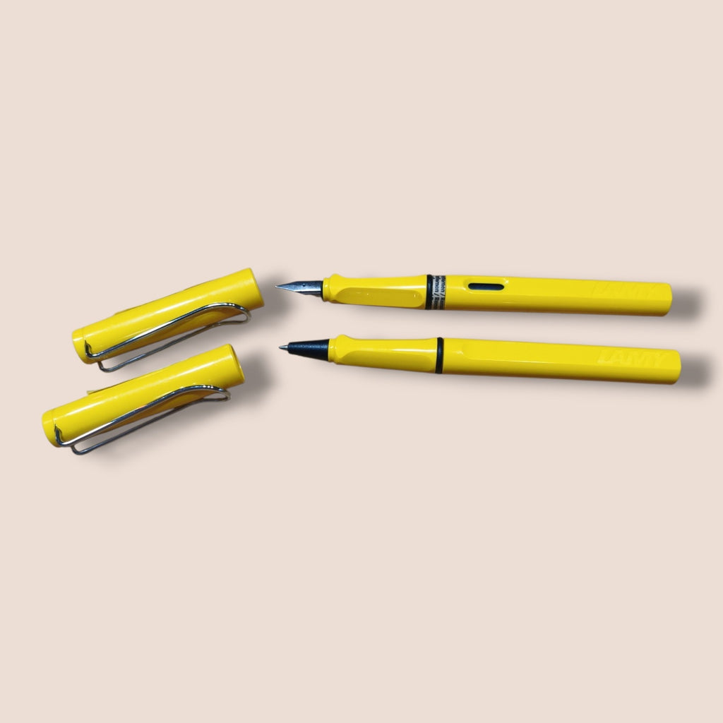 Lamy - Safari Füller und Tintenroller gelb