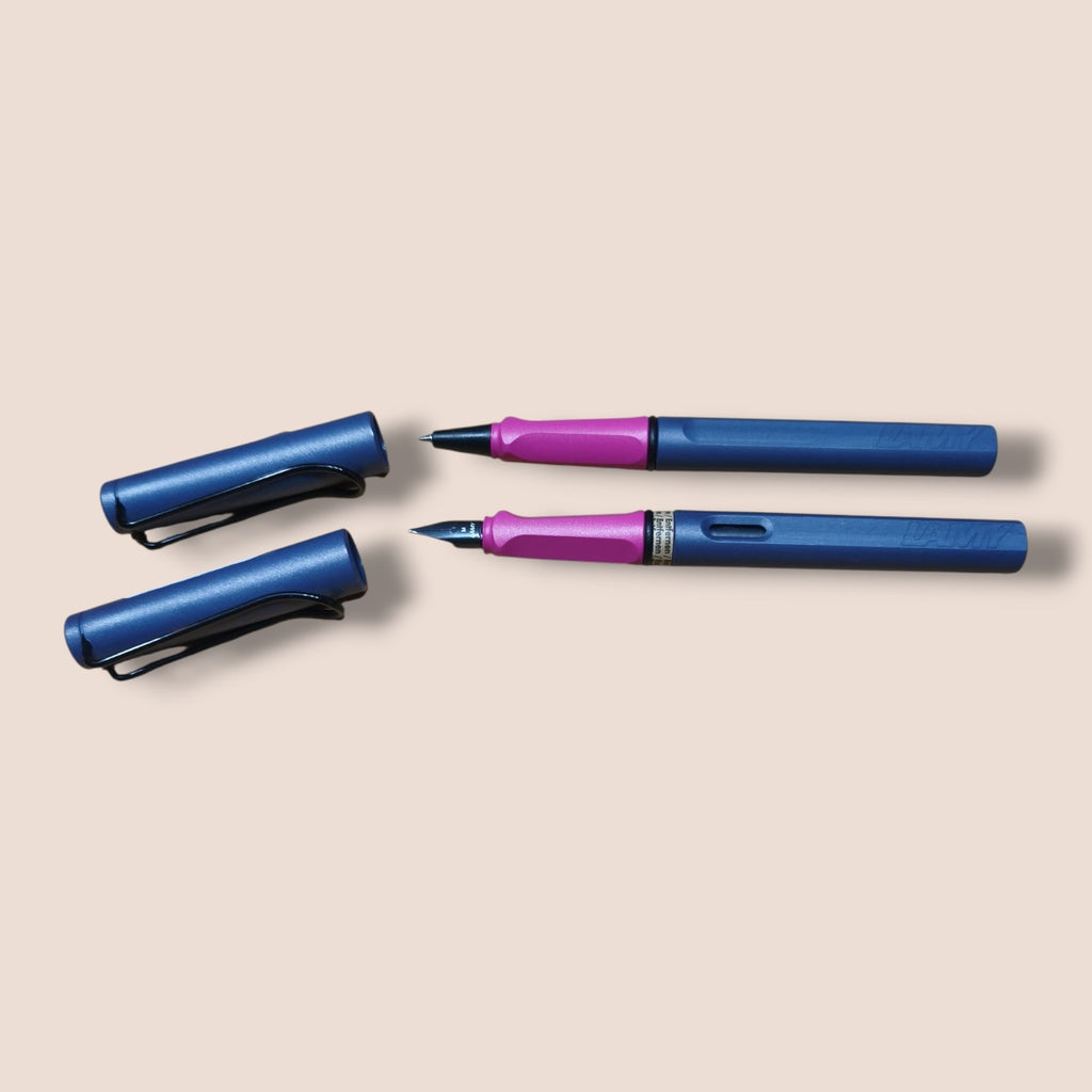 Lamy - Safari Füller und Tintenroller pink cliff
