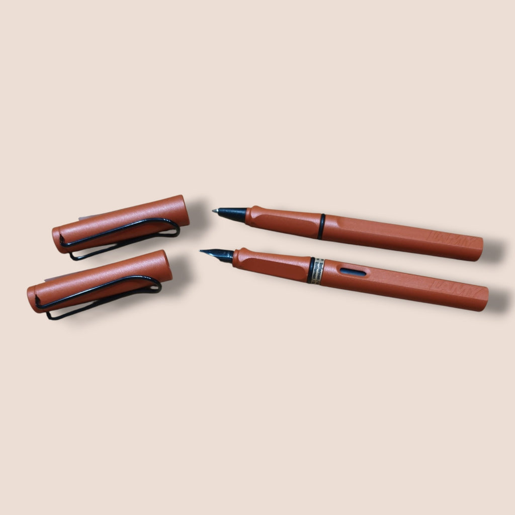 Lamy - Safari Füller und Tintenroller terra