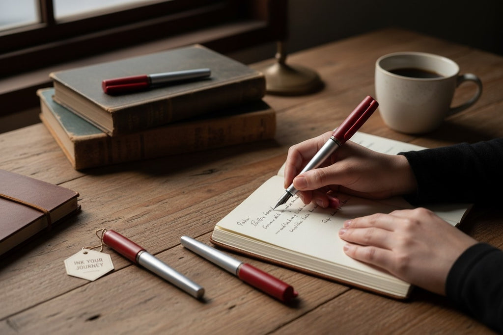 Lamy - Nexx 3 Füller crimson, rot und rose