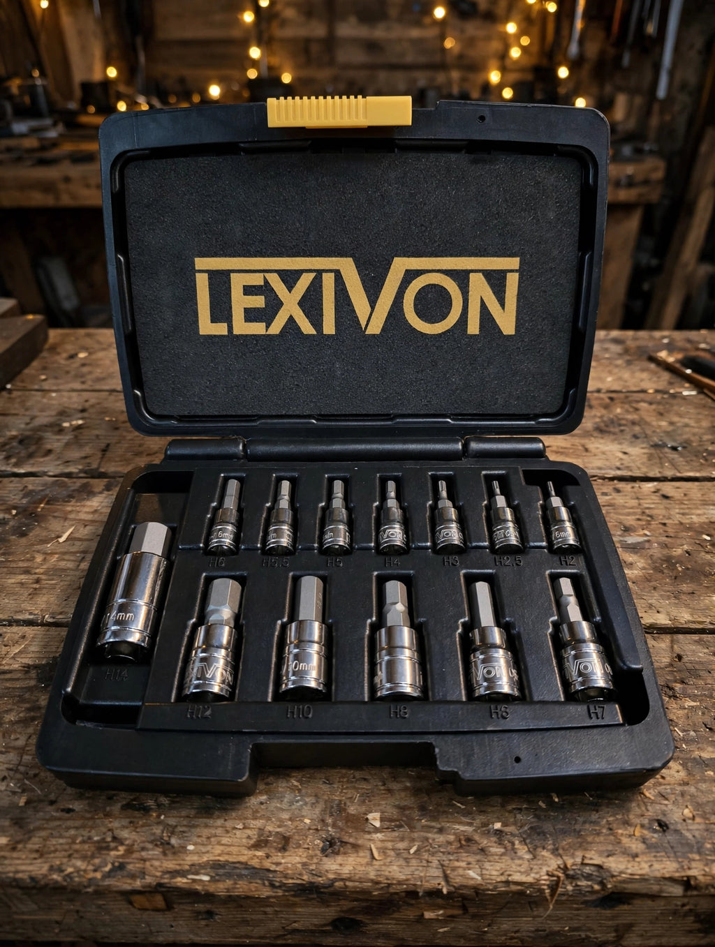 Lexivon - Innensechskant-Bit-Steckschlüsselsatz 1/2" LX-141