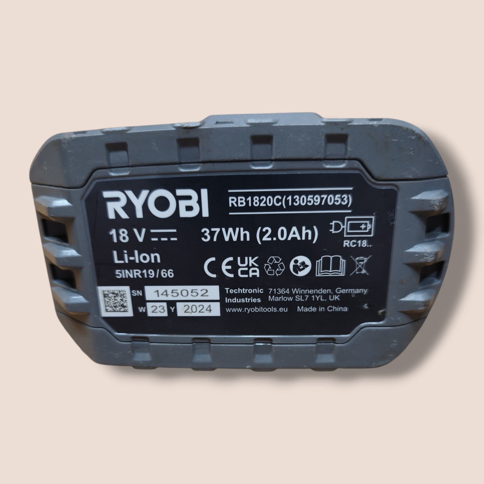 Ryobi - One+ Akku 18V 2.0Ah RB1820C