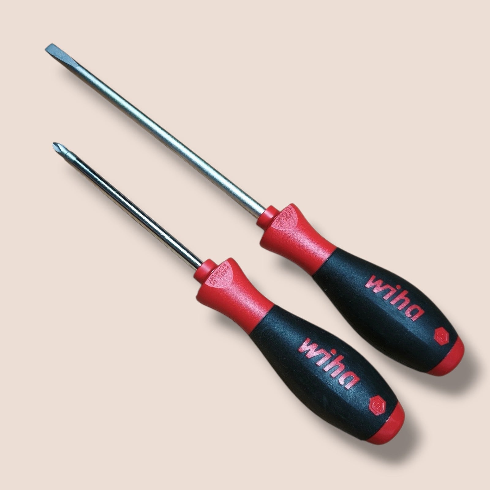 Wiha - Softfinish Schraubendreher Kreuz PH2x100 und Schlitz 1.2x6.5x150