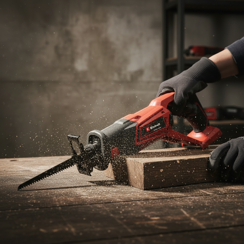 Einhell Säbelsäge – In Anwendung