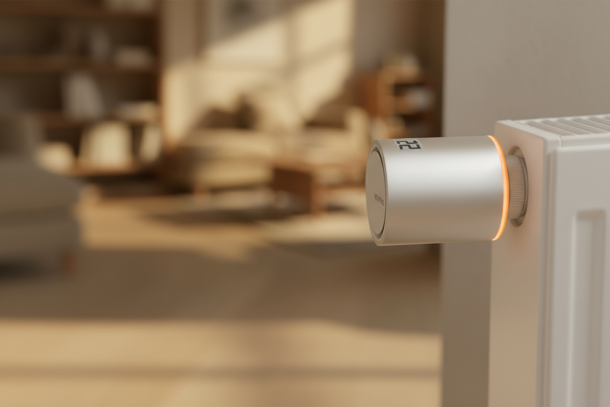 Netatmo Fokus auf Thermostat